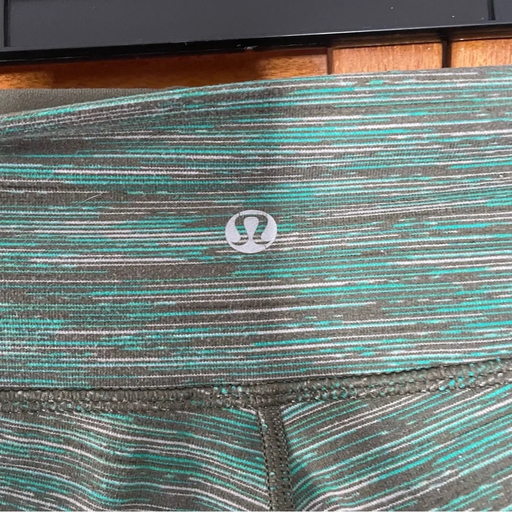Lululemon Wunder Under Cropped Athletic Yoga Leggings Sz 4 - Picture 7 of 8